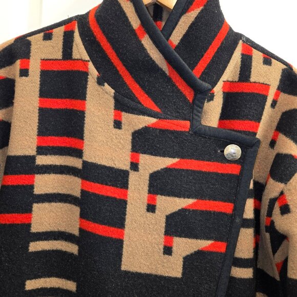 Rare Vintage Pendleton Potlatch Blanket Reversible Coat - Picture 5 of 12